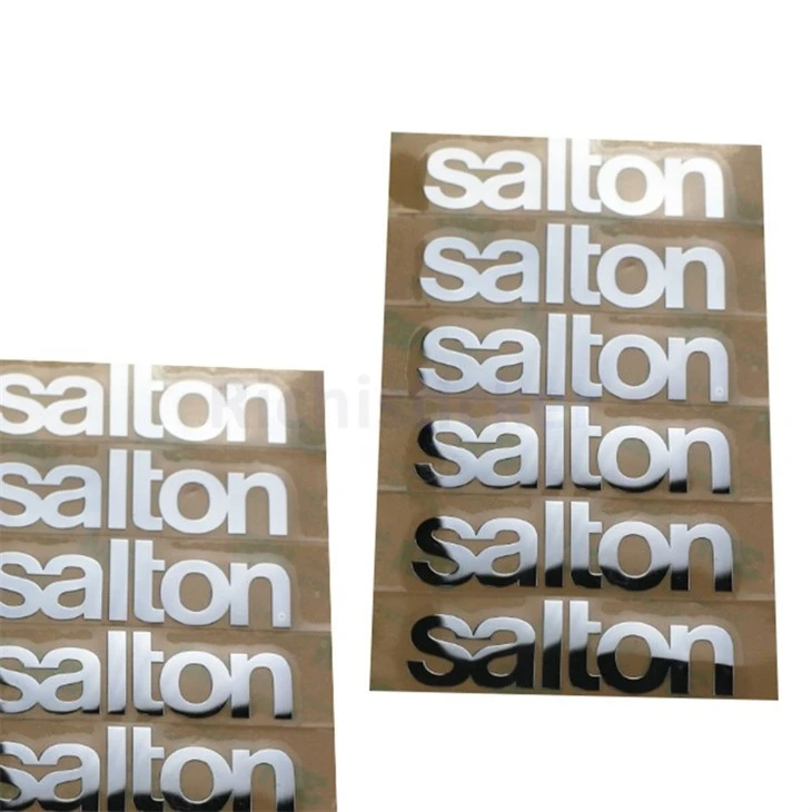 Electroformend Metal Nickel Sticker
